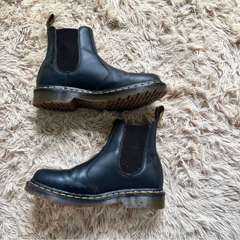 Dr. Marten Black Leather Chelsea Boots